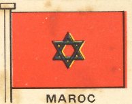 Drapeau du Maroc avant 1948
