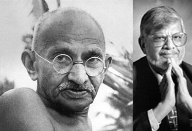 Mahatma and Arun Gandhi