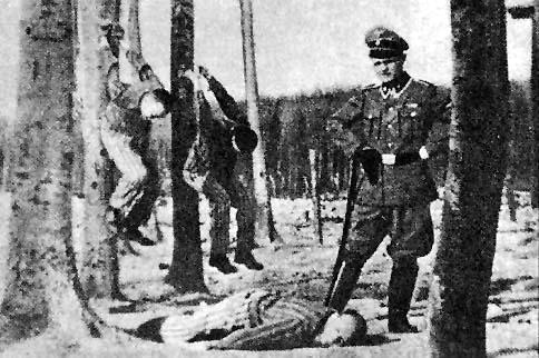 Fake photo at Buchenwald