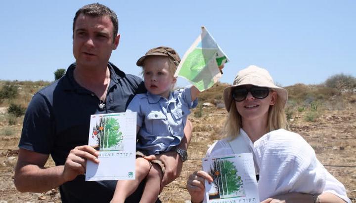 Liev Shreiber and Naomi Watts came to Israel to campaign to save water