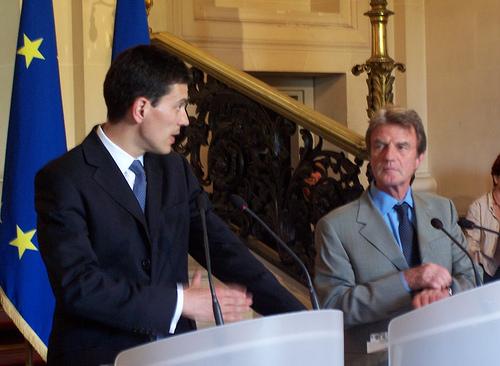 Miliband and Kouchner