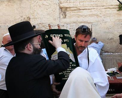 David Arquette celebrates his Bar Mitzvah in Jerusalem.